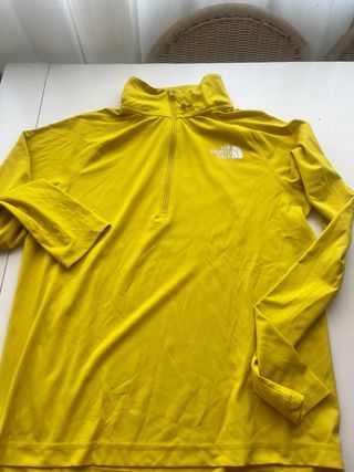 The North Face Camiseta Larga Amarilla