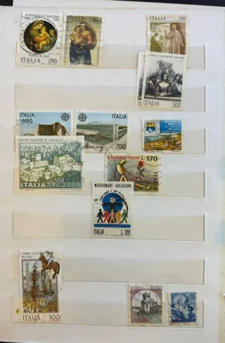 Lotto francobolli Italia da collezione