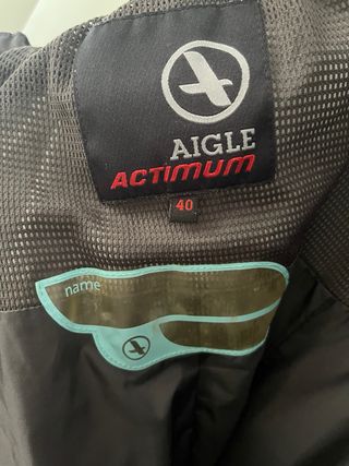 Traje de Chaqueta y peto vela Aigle Actimum mujer