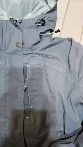 Cazadora impermeable Quechua gris