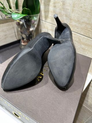 Botines CAFÉNOIR Negros Tacón Alto