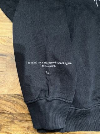 Sudadera Wasted Paris Negra Media Cremallera