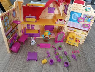 Casa Pin y Pon con muñecos y accesorios