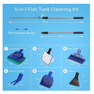 Kit Limpieza Acuario 5 en 1 Nobleza