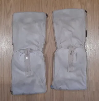 2 fundas cochecito + manoplas + funda lluvia