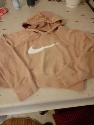Sudadera corta Nike rosa talla M