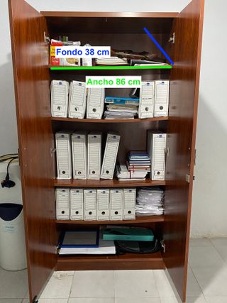 Armario de oficina de madera