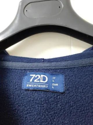 Felpa con cappuccio 72D uomo L