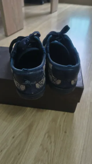 Bambas Gucci Beige/Negro Talla 36 (equivale 37)