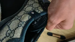 Bambas Gucci Beige/Negro Talla 36 (equivale 37)