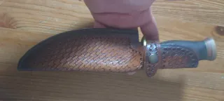 Cuchillo Damasco artesanal