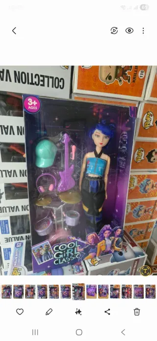 Boneca zoe k pop demon hunters musica e Acessórios