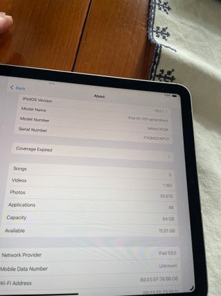 iPad Air 5 M1 Cellular