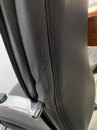 Sillón de escritorio reclinable negro