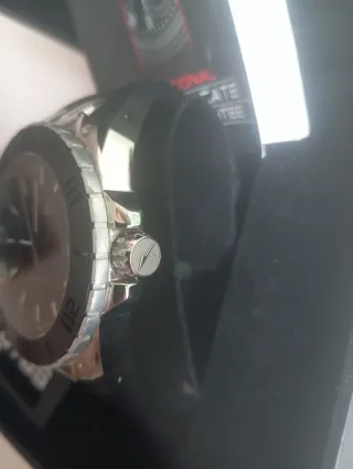 Reloj Lotus Quartz Hombre Negro/Plata