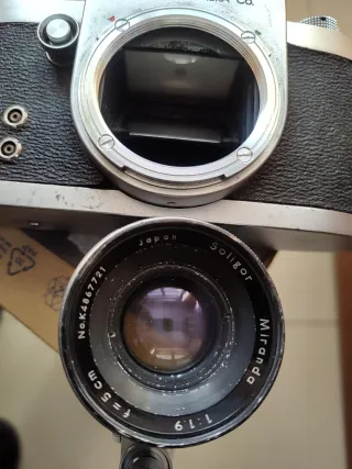 Cámara Miranda SLR - Piezas