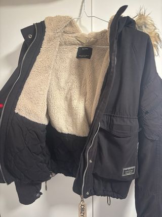 Parka Chaquetón Negro