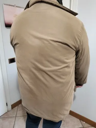 Cappotto uomo beige