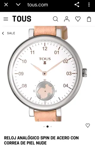 Reloj Tous Beige y Plateado