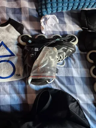 Patines Oxelo Talla 35-38 + Protecciones