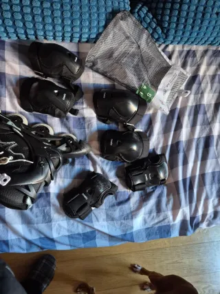 Patines Oxelo Talla 35-38 + Protecciones