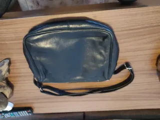 Bolso de piel mujer negro
