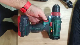 Taladro Parkside PABS 16 + Batería + Cargador