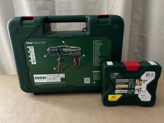 Taladro Bosch EasyImpact 600 + Accesorios