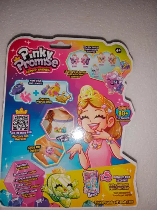 Pinky Promise Gemmy Friends 8 Pack y botella