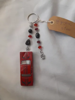 Porta-chaves Carro Hotwheels Vermelho