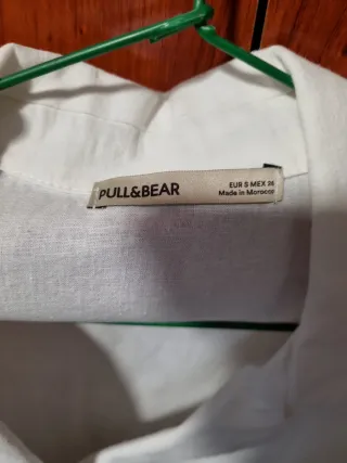 Camisa blanca Pull&Bear