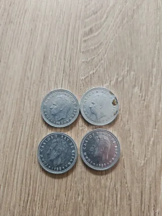 Lote 12 Monedas Pesetas 1982-1989