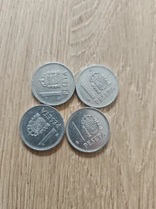 Lote 12 Monedas Pesetas 1982-1989