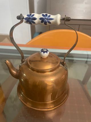 Conjunto Rústico Cafetera, Plancha y Jarra