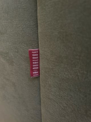 2 Sofas 3 + 2 de tela en tonos verdes