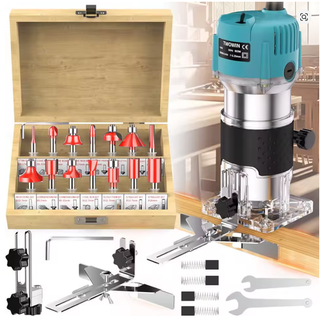 Fresadora Enrutador Madera 800W 30000RPM