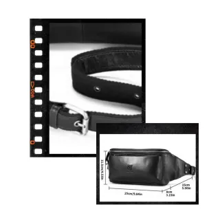 Riñonera en auténtica y legítima piel. Bullcaptain