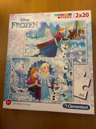 Puzzle Disney Frozen 2x20 piezas
