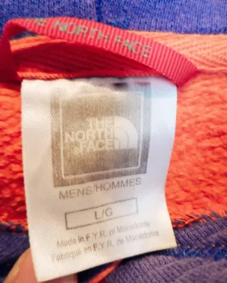 Sudadera The North Face Naranja y Morada