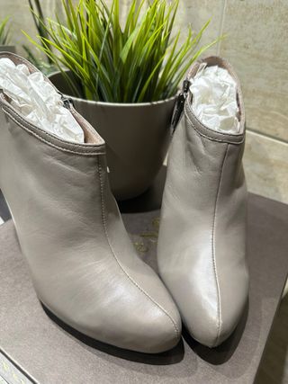 Botines Cafènoir Gris Topo / Taupe Talla 38