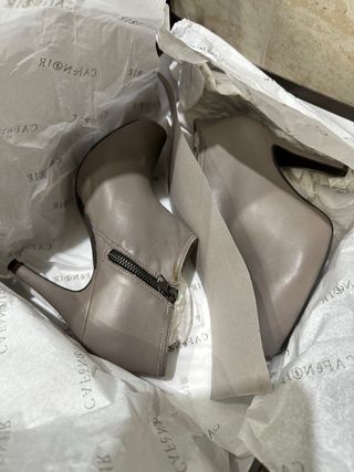 Botines Cafènoir Gris Topo / Taupe Talla 38