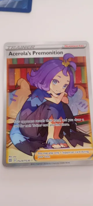 Carta Pokémon Acerola's Premonition Inglés