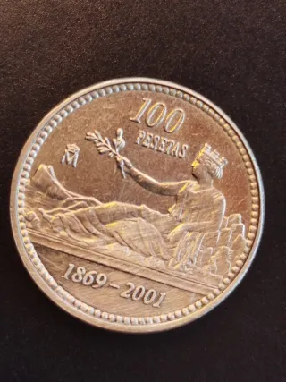 Moneda 100 Pesetas 2001