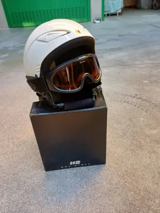 Casco sci con maschera Alpina