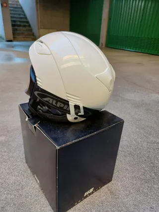 Casco sci con maschera Alpina