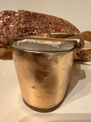 Sandalias London Rebel tacón brillantes