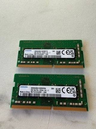 Memoria RAM 2x 8GB DDR4 Samsung 3200MHz SODIMM DDR