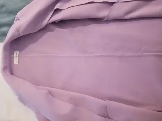 Abrigo morado de fiesta