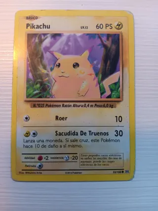 Cartas Pokémon Charizard y Pikachu XY 2016