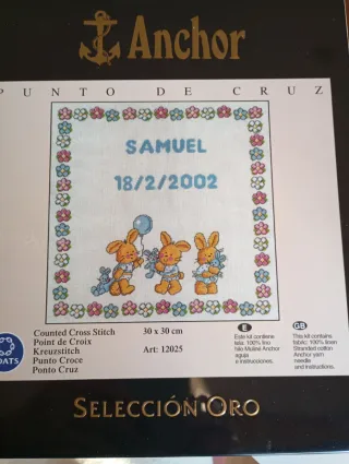 Kit Punto de Cruz Samuel Anchor